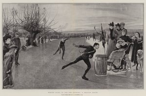 Sport invernali nel Fen Country, una gara di pattinaggio
